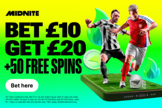 Midnite Betting Offer: £20 Free Bets & 50 Free Spins