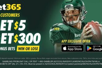 Bet365 Offering 0 Bonus for Eagles vs Cowboys NFL Bets