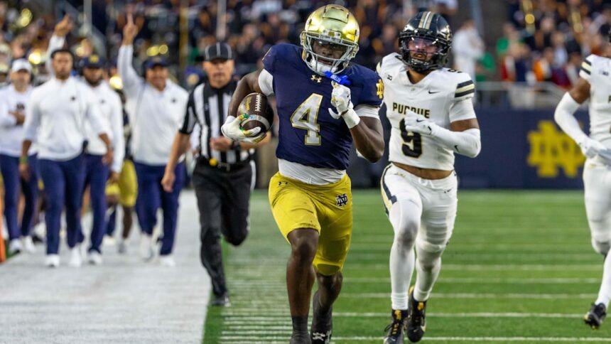 Boise State vs. Notre Dame odds and point spread