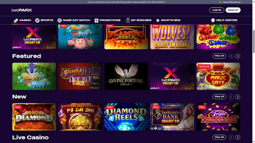 Best RTP Slots to Play with betPARX Casino Promo Code