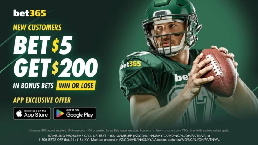 Bet365 Bonus Code CBSBET365: Get 0 Bonus Bets for NBA and College Football Betting