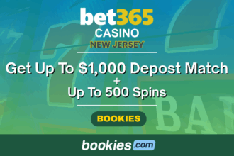 bet365 NJ Casino Bonus Code BOOKIES: Get Up to ,000 Match Bonus + 500 Spins