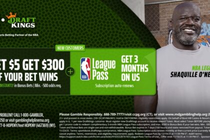 DraftKings Promo Code: 0 Bonus and Free NBA League Pass