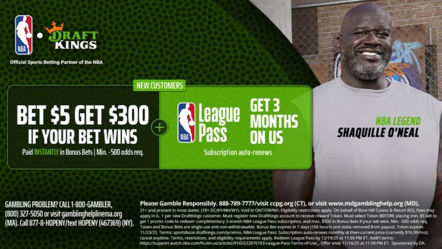 DraftKings Promo Code: 0 Bonus and Free NBA League Pass